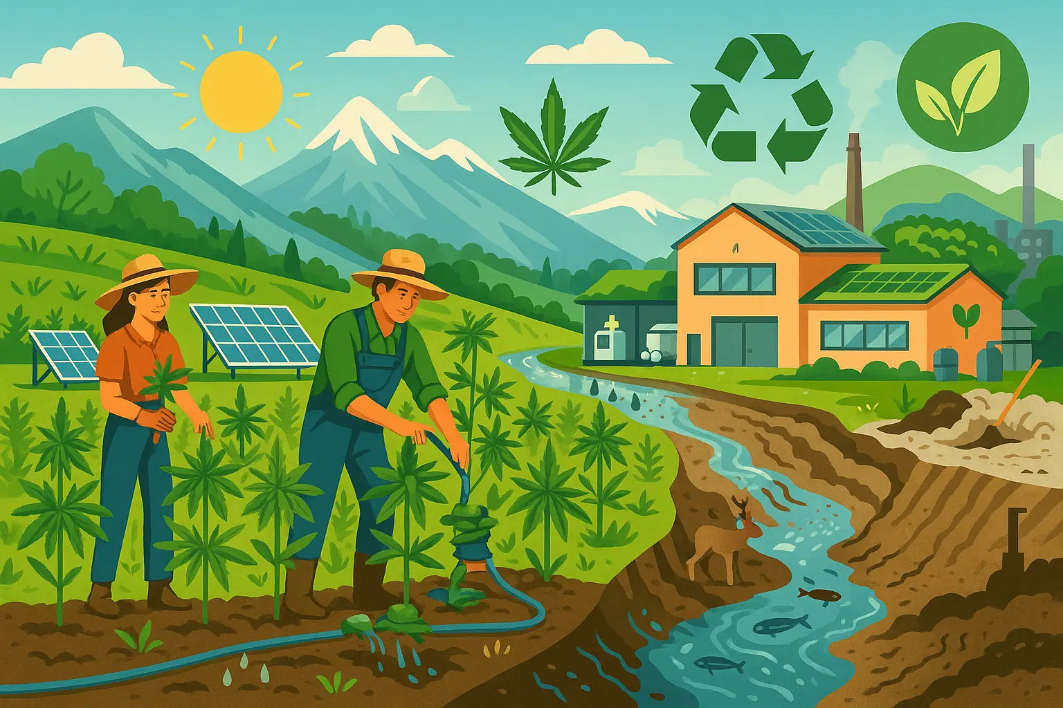 The Environmental Impact of CBD Production
