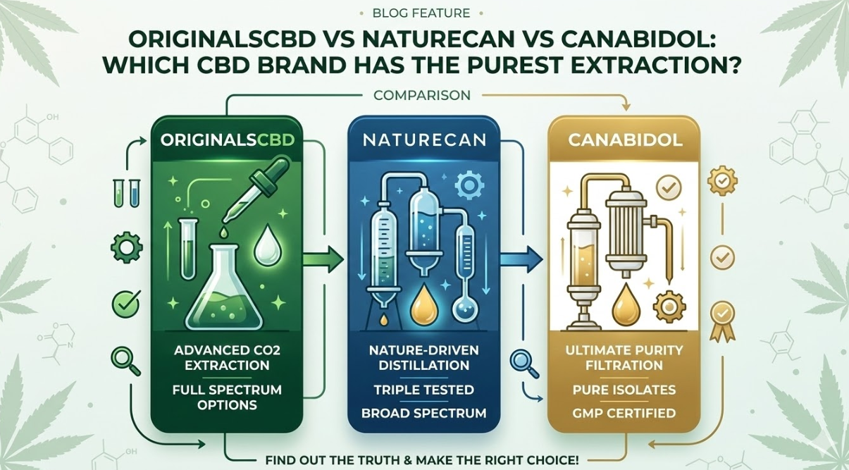 OriginalsCBD vs Naturecan vs Canabidol: Which CBD Brand Has the Purest Extraction?