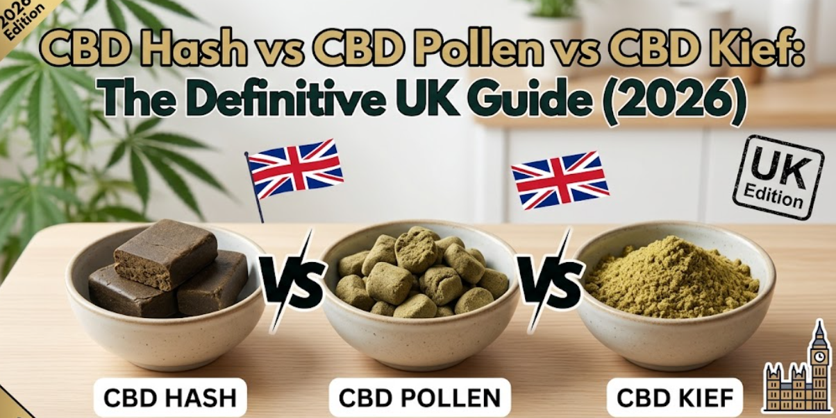 CBD Hash vs CBD Pollen vs CBD Kief: The Definitive UK Guide (2026)