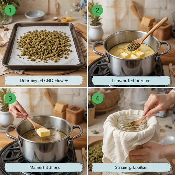 Step-by-Step UK Guide to Make CBD Butter from CBD Flower