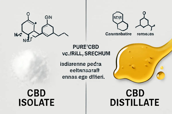 CBD Isolate vs Distillate: What’s the Difference and Which Should You Choose?