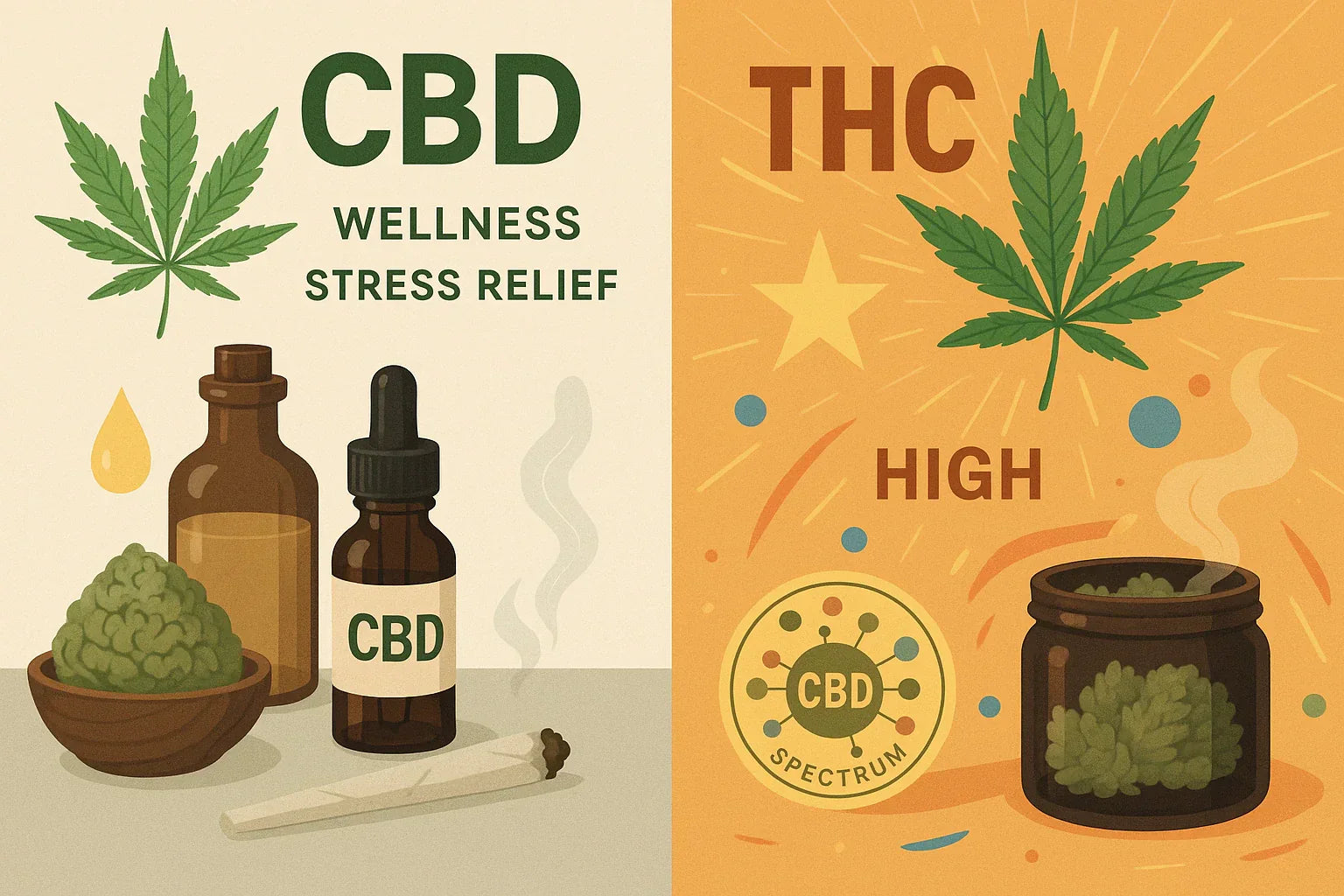 The Difference Between CBD and THC: What You Need to Know