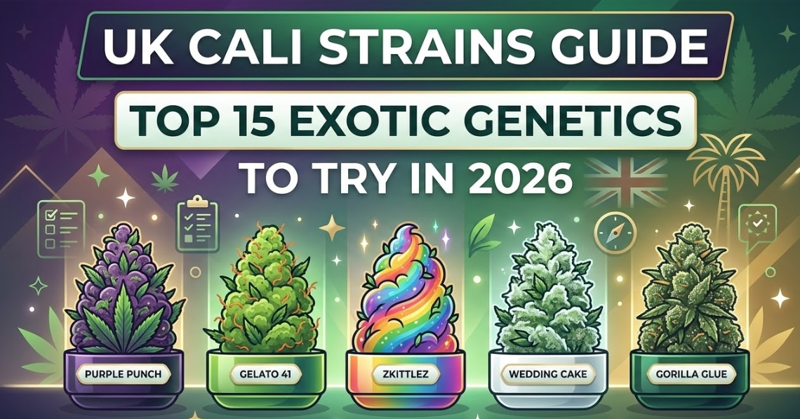 UK Cali Strains Guide: Top 15 Exotic Genetics To Try in 2026