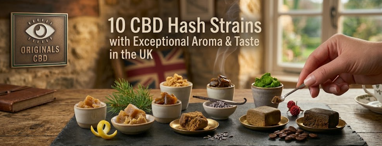 10 CBD Hash Strains with Exceptional Aroma and Taste in the UK