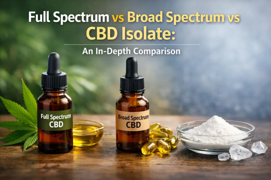 Full Spectrum vs Broad Spectrum vs CBD Isolate: An In-Depth Comparison