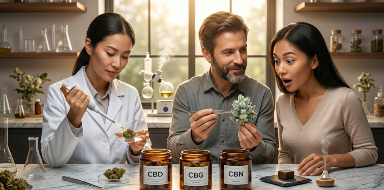CBG Flower vs CBD Flower vs CBN Flower: What's the Difference & Which Is Stronger?