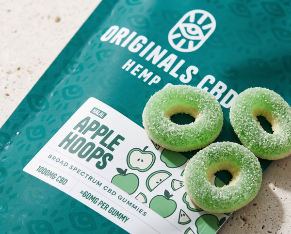 Green Apple Hoops CBD Gummies