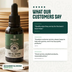WILD BLUEBERRY FULL SPECTRUM CBD OIL