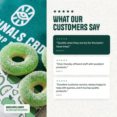 Green Apple Hoops CBD Gummies