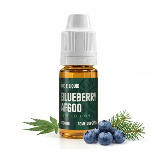 BLUEBERRY AFGOO CBD VAPE JUICE