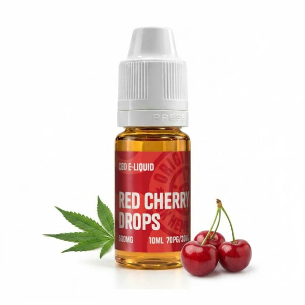 RED CHERRY DROPS CBD VAPE JUICE