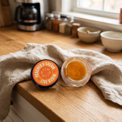 PEACHES AND CREAM CBD LIVE RESIN