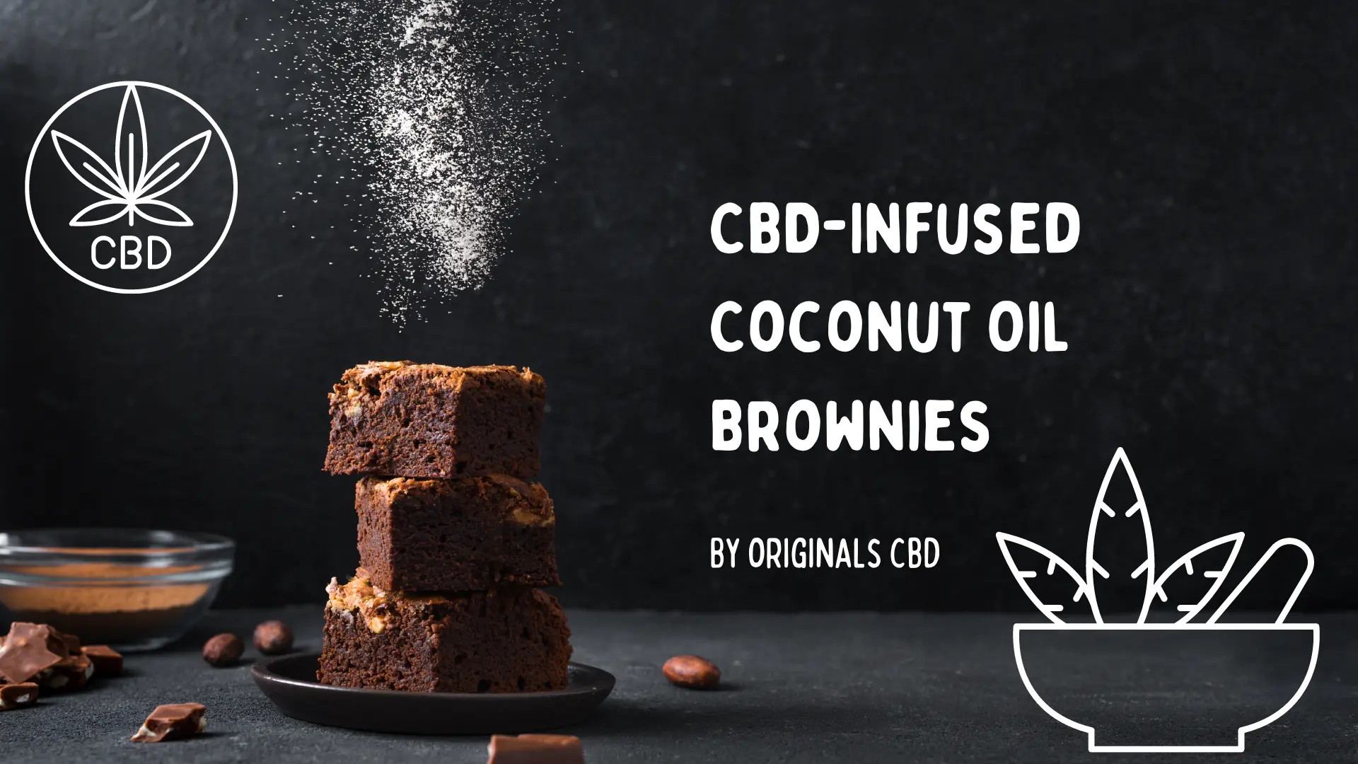 CBD-Infused Coconut Oil Brownies